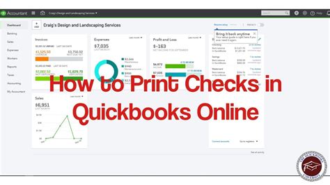 how to print checks from quickbooks online how to leverage QuickBooks Online for your small business's financial health